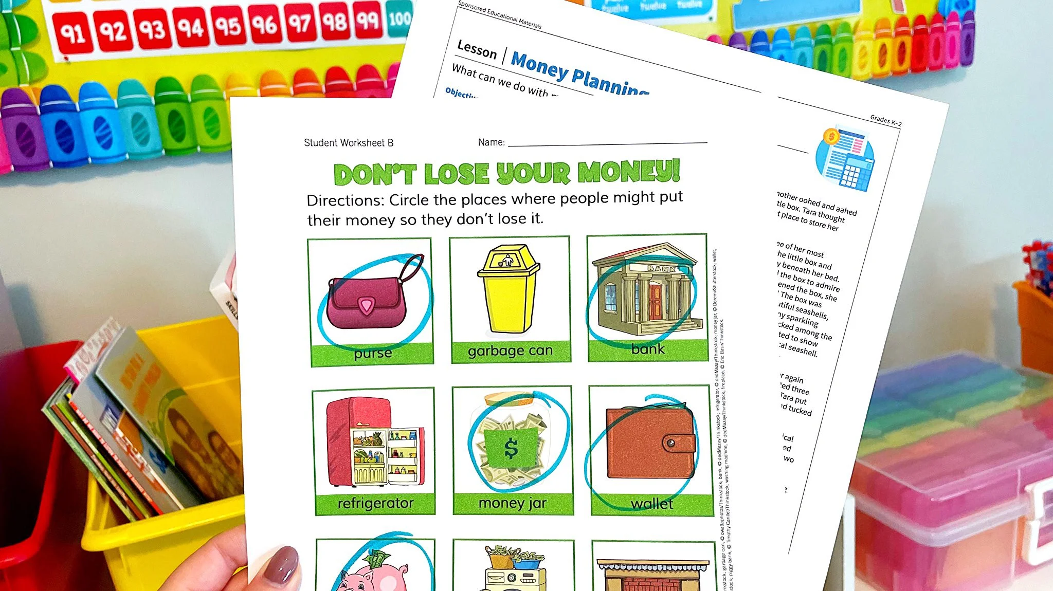 Protected: Teach Your Students Simple Money Planning with This Lesson and Activity Sheet