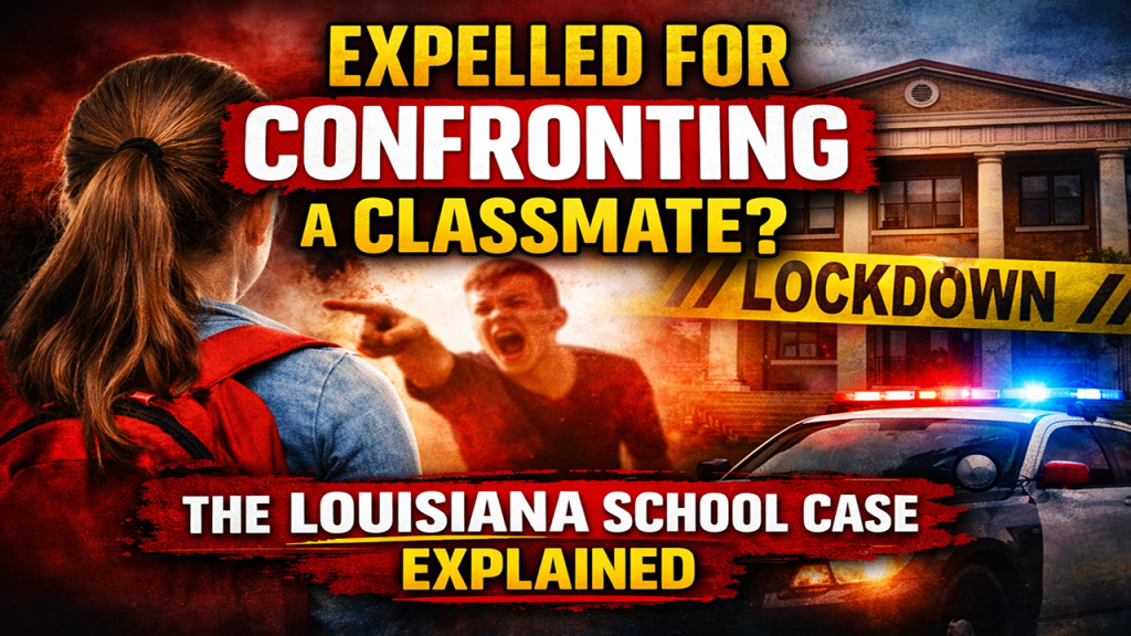 Expelled for Confronting a Classmate? The Louisiana School Case Explained
