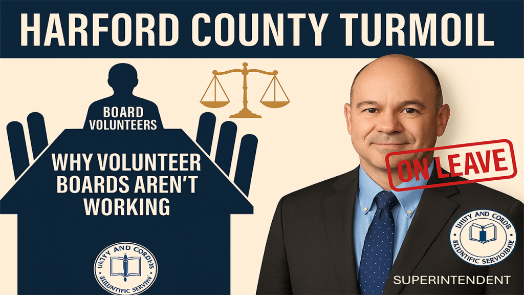 On Leave and Under Fire: Who’s Really Running Harford County Schools?